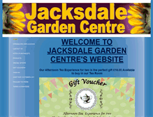 Tablet Screenshot of jacksdalegardencentre.co.uk